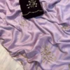 Lavender Silk Saree