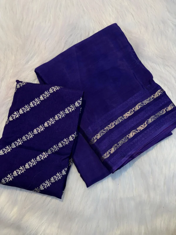 Blue Saree