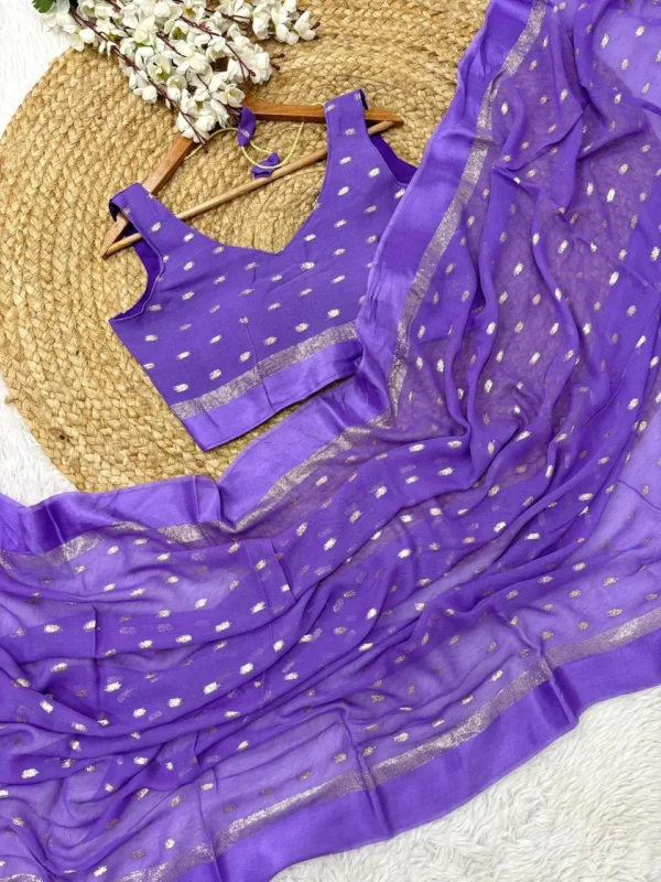 Purple Saree