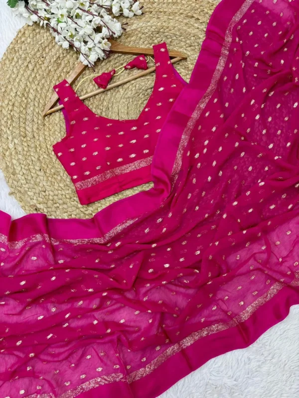 Pink Saree