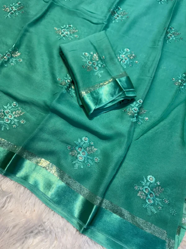 Viscose Georgette Saree