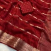 Maroon Saree