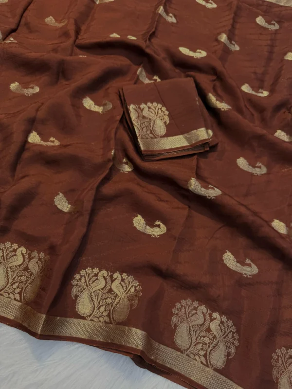 Coffee color saree
