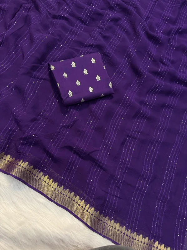 Viscose Chinnon Saree