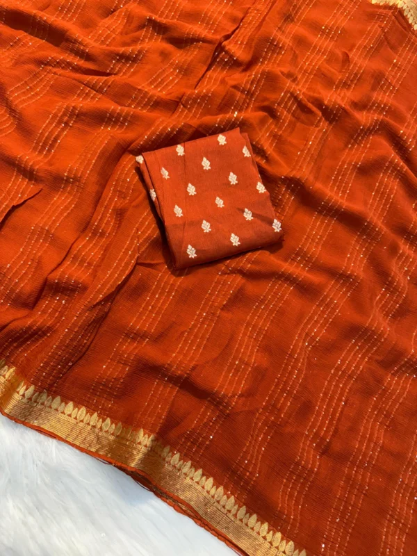 Orange Saree