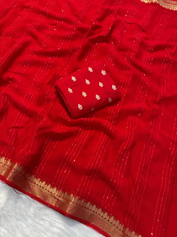 Red Saree
