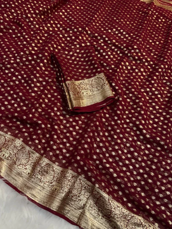 Viscose Georgette Saree