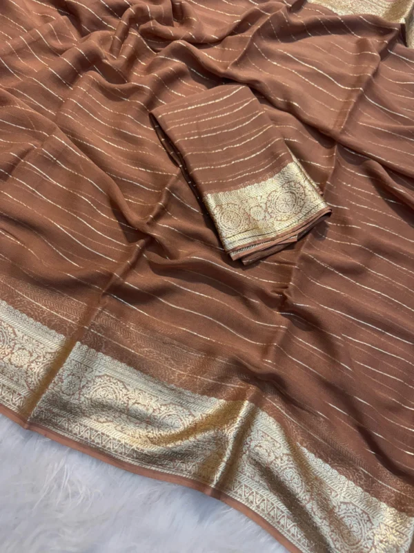 Viscose Georgette Saree