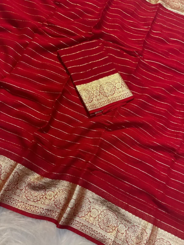 Viscose Georgette Saree