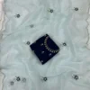 Sky blue Saree