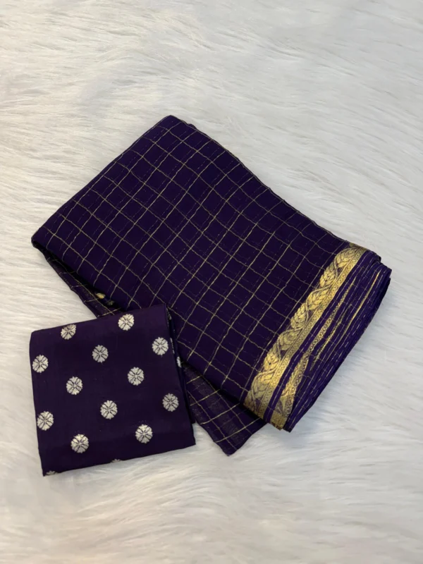 Viscose Georgette Saree
