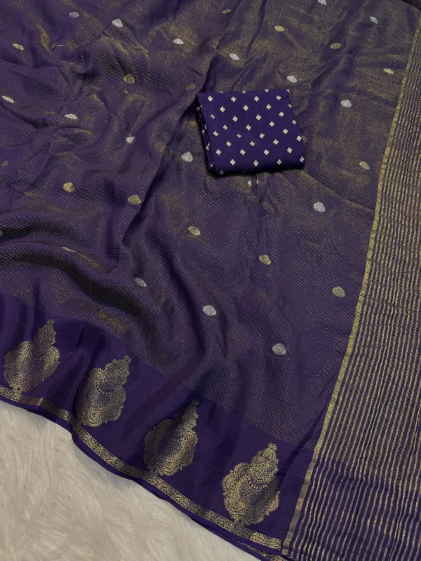 Violet Saree
