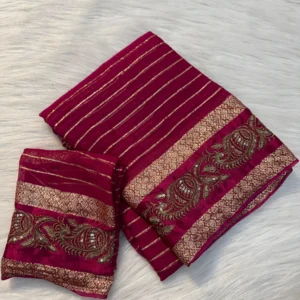 Viscose Georgette Saree