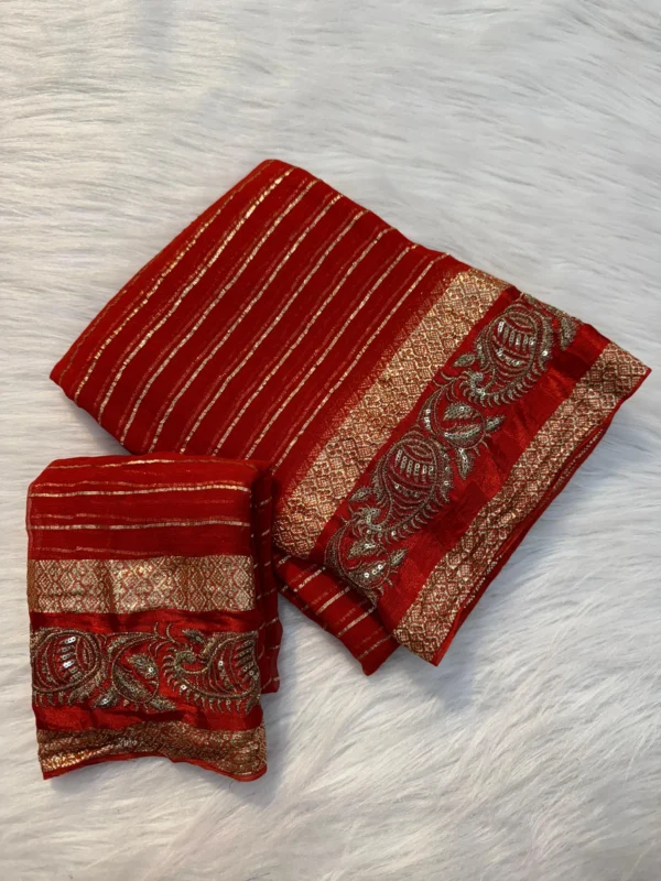 Viscose Georgette Saree
