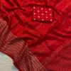 red Silk Saree