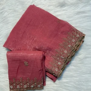 Pink Saree