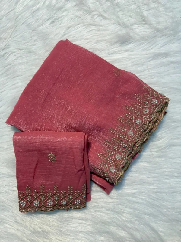 Pink Saree
