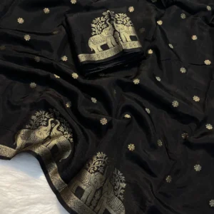 Viscose Crepe Silk Saree