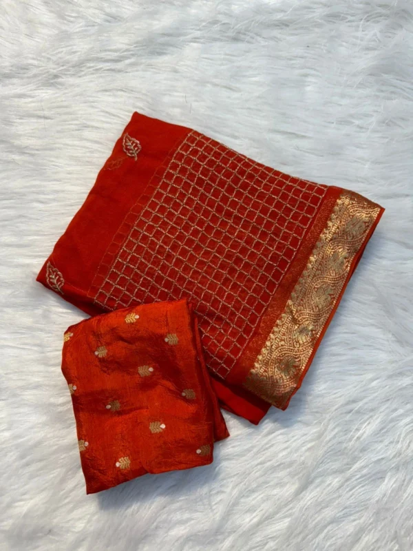 Viscose Georgette Saree