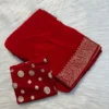 Viscose Chinon Saree