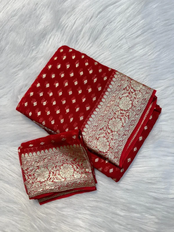 Viscose Gorgette Saree