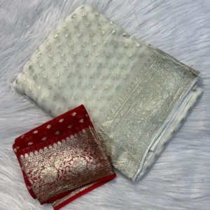Viscose Gorgette Saree