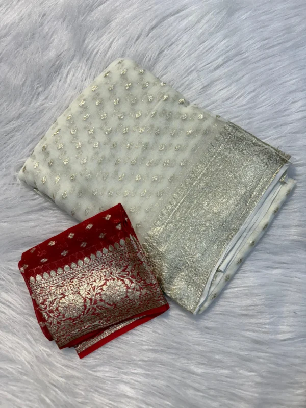 Viscose Gorgette Saree