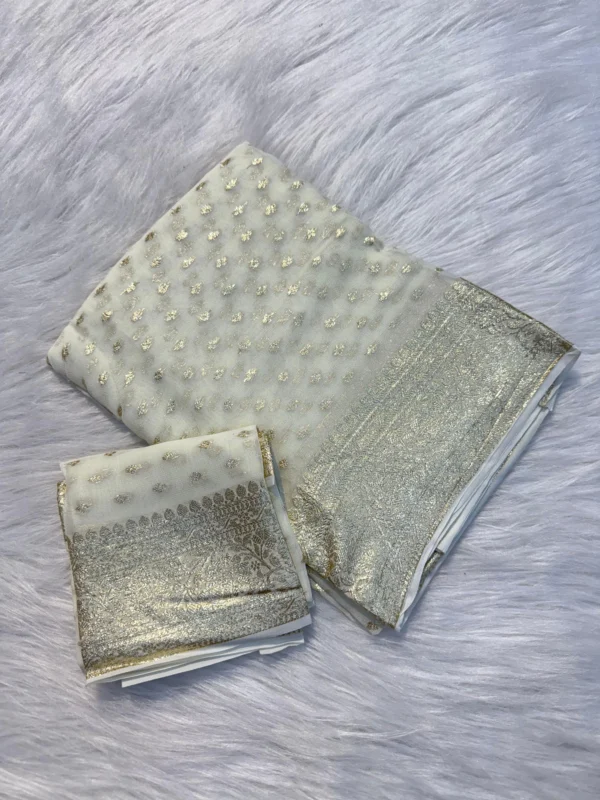 Viscose Gorgette Saree