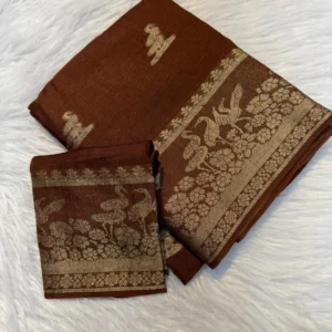Viscose Khadi Silk Saree