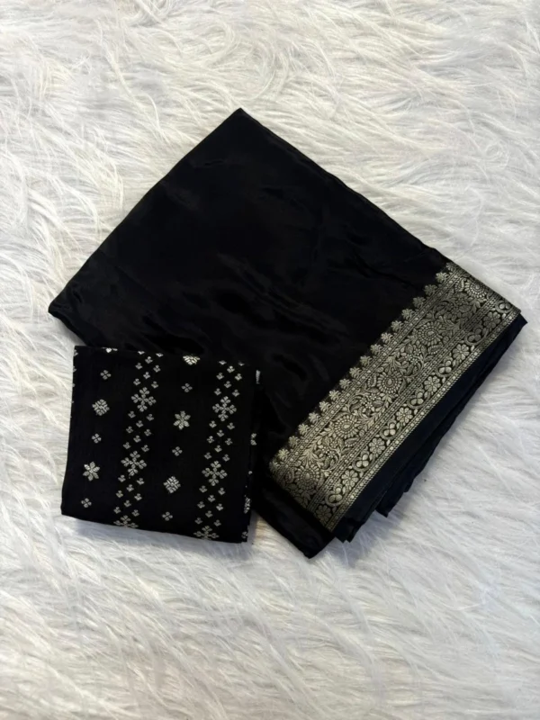 Mysore Crepe Viscose Saree