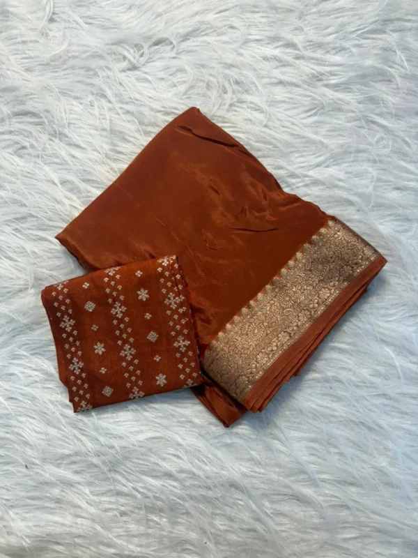 Mysore Crepe Viscose Saree