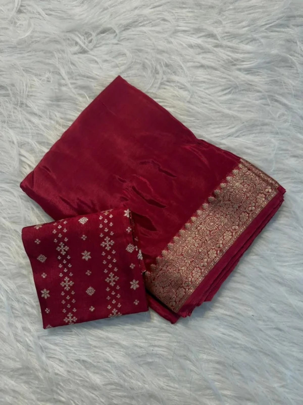 Mysore Crepe Viscose Saree