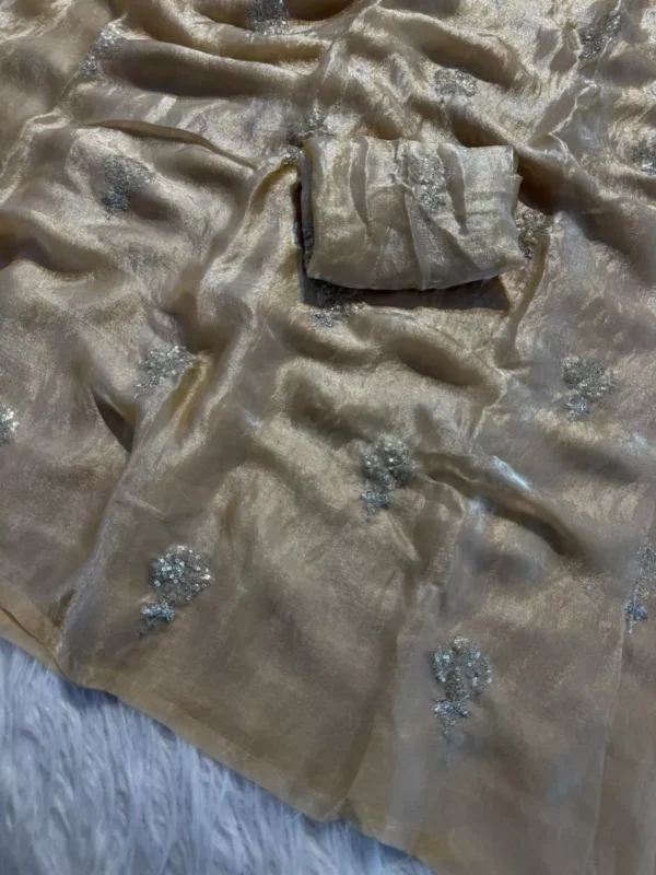 Satin Dual Shade Saree