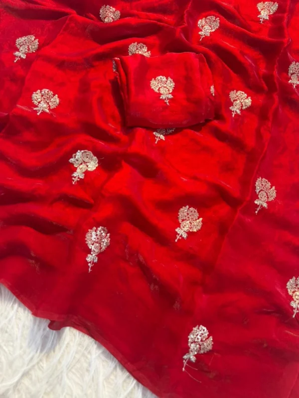 Satin Dual Shade Saree