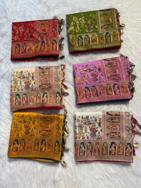 Soft Silk Pashmina Saree