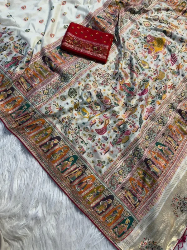 Soft Silk Pashmina Saree