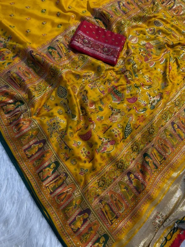 Soft Silk Pashmina Saree