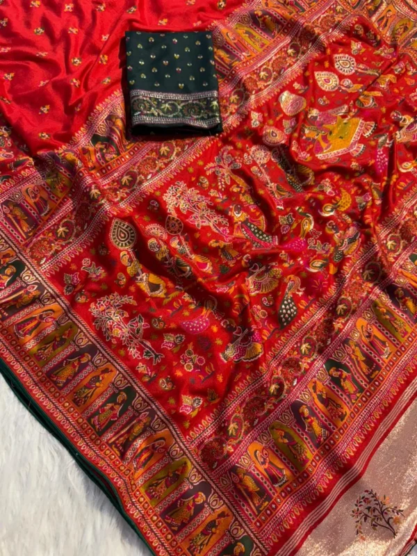 Soft Silk Pashmina Saree