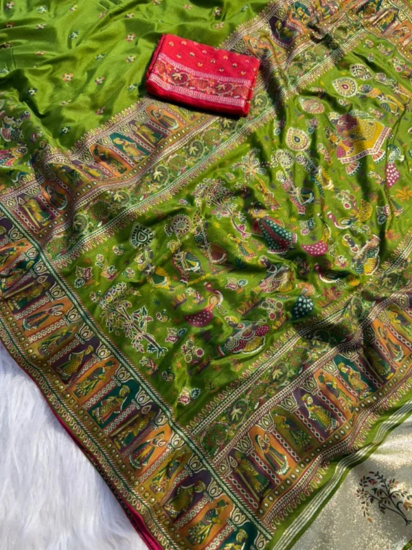 Soft Silk Pashmina Saree