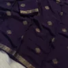 Violet Viscose Dola Saree