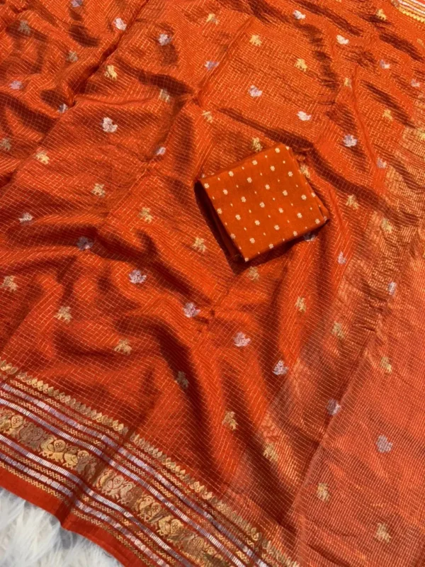 Viscose Chinon Saree