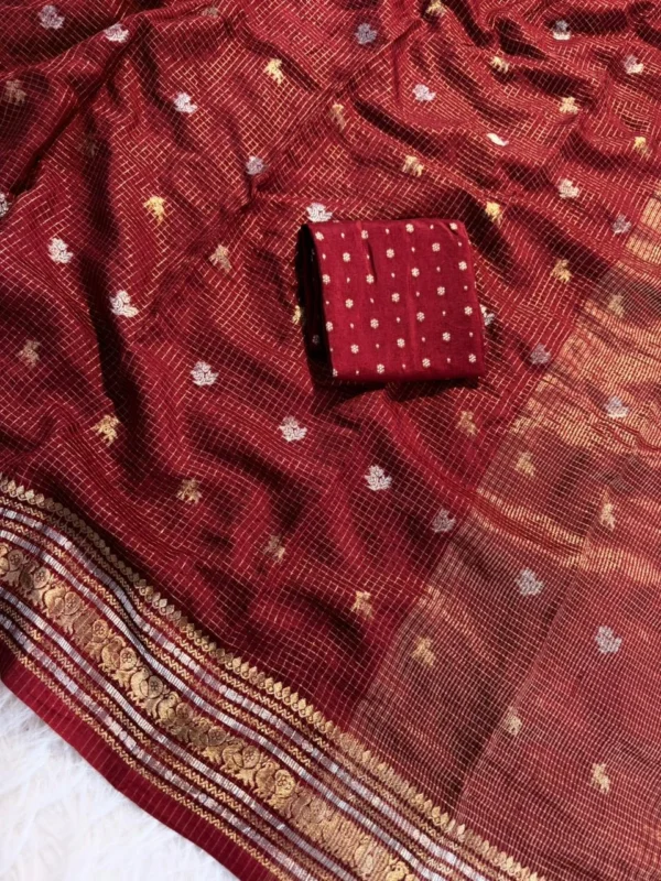 Viscose Chinon Saree