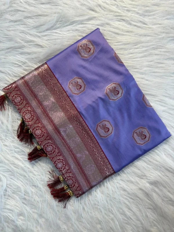 Kanchipuram Soft Silk Banarasi Saree