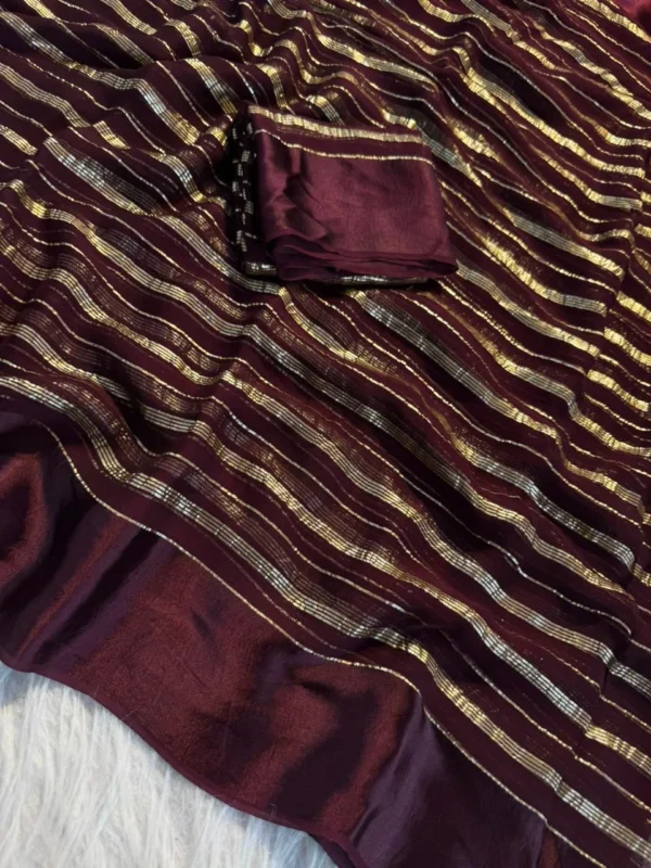 wine dailywear saree