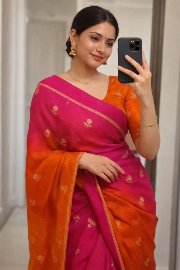khadi silk running dailywear soft saree
